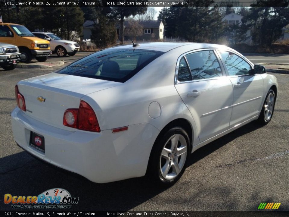 2011 Chevrolet Malibu LS Summit White / Titanium Photo #13