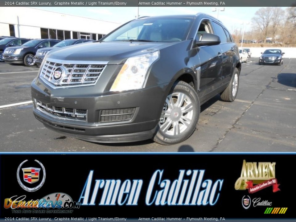 2014 Cadillac SRX Luxury Graphite Metallic / Light Titanium/Ebony Photo #1