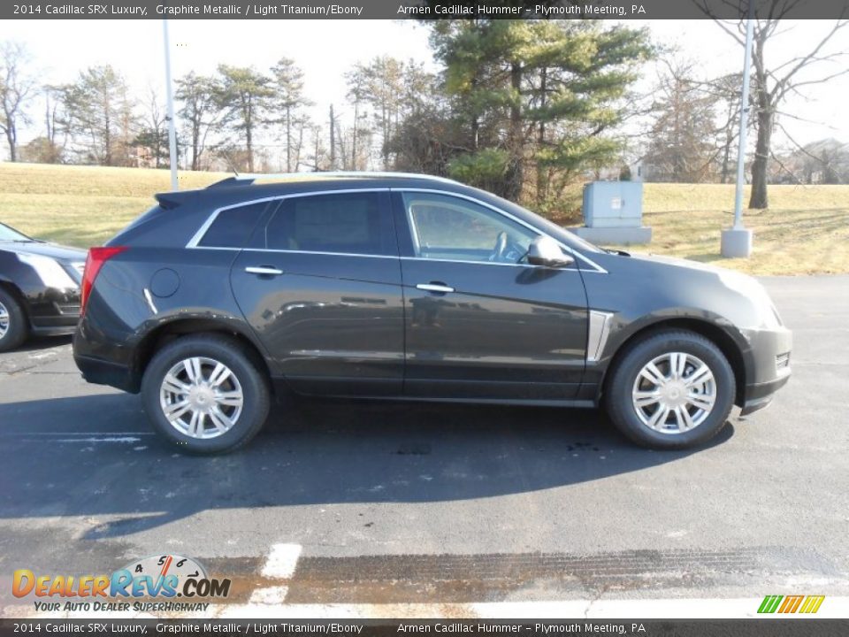 2014 Cadillac SRX Luxury Graphite Metallic / Light Titanium/Ebony Photo #4