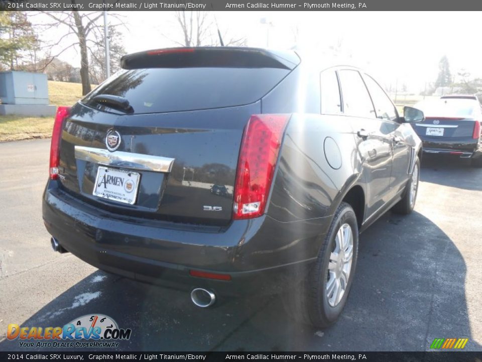 2014 Cadillac SRX Luxury Graphite Metallic / Light Titanium/Ebony Photo #5