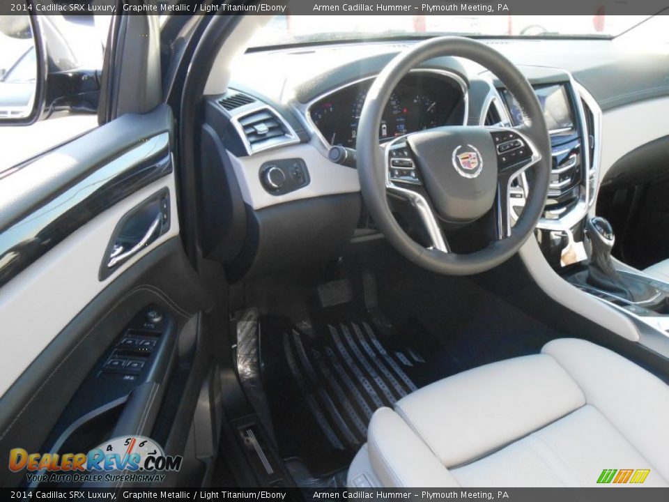 2014 Cadillac SRX Luxury Graphite Metallic / Light Titanium/Ebony Photo #7