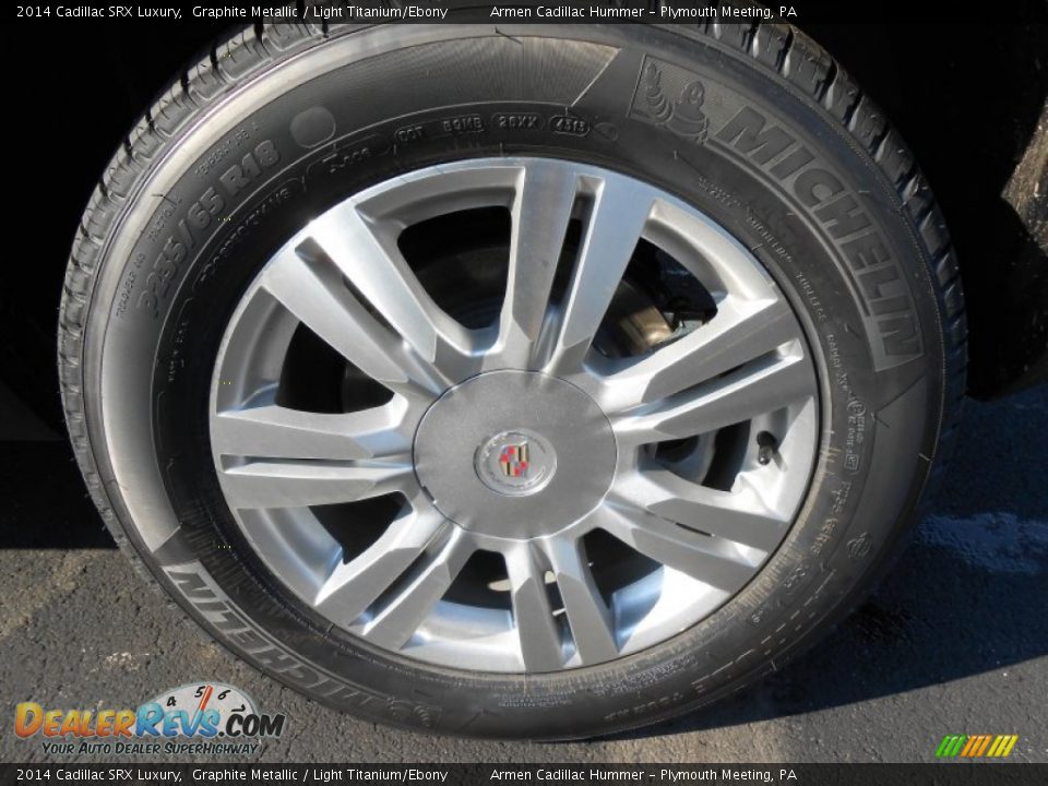 2014 Cadillac SRX Luxury Graphite Metallic / Light Titanium/Ebony Photo #11
