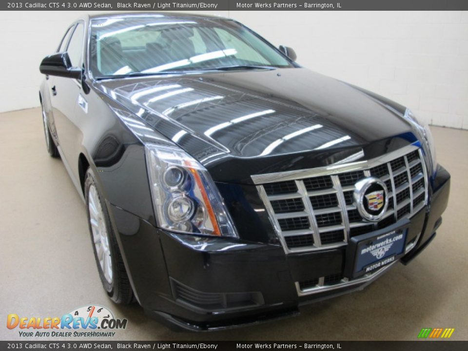 2013 Cadillac CTS 4 3.0 AWD Sedan Black Raven / Light Titanium/Ebony Photo #1