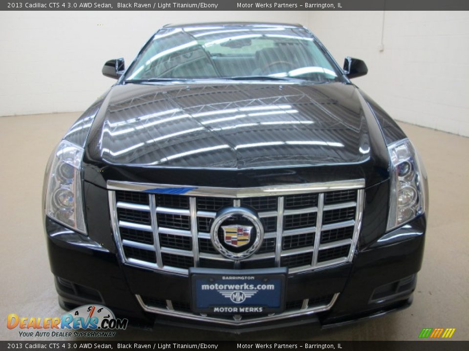 2013 Cadillac CTS 4 3.0 AWD Sedan Black Raven / Light Titanium/Ebony Photo #2