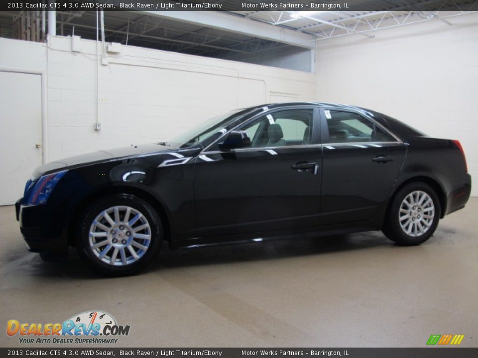 2013 Cadillac CTS 4 3.0 AWD Sedan Black Raven / Light Titanium/Ebony Photo #4