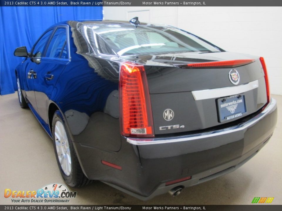 2013 Cadillac CTS 4 3.0 AWD Sedan Black Raven / Light Titanium/Ebony Photo #5