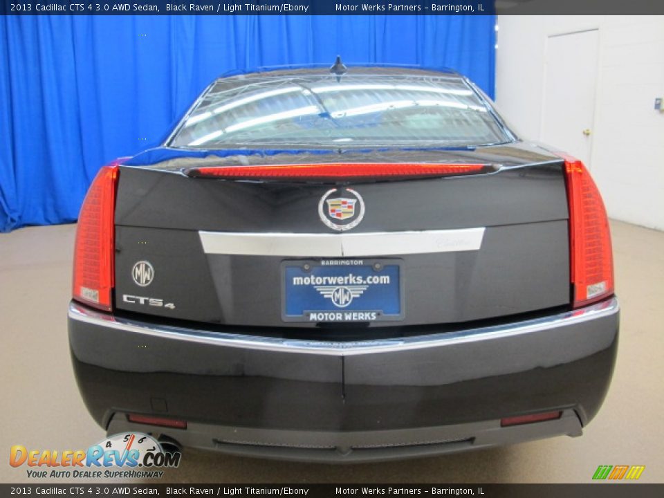 2013 Cadillac CTS 4 3.0 AWD Sedan Black Raven / Light Titanium/Ebony Photo #6