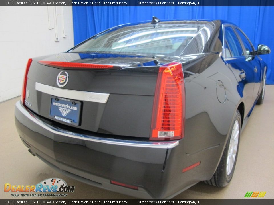 2013 Cadillac CTS 4 3.0 AWD Sedan Black Raven / Light Titanium/Ebony Photo #7