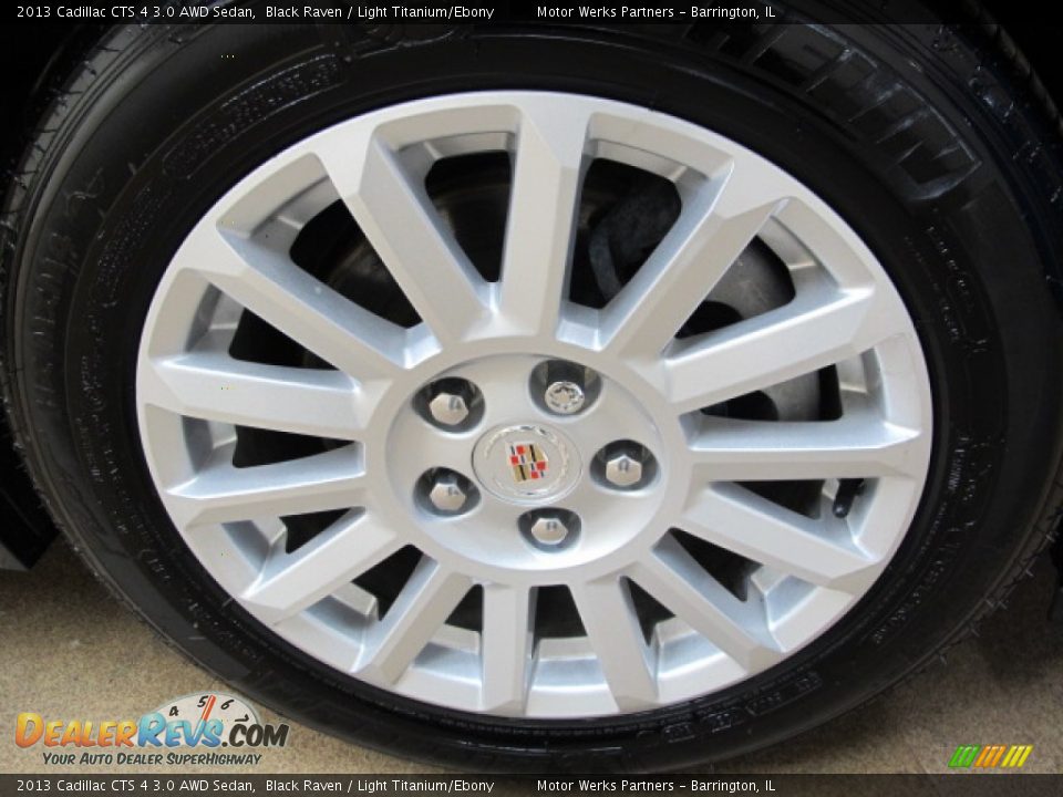 2013 Cadillac CTS 4 3.0 AWD Sedan Black Raven / Light Titanium/Ebony Photo #10