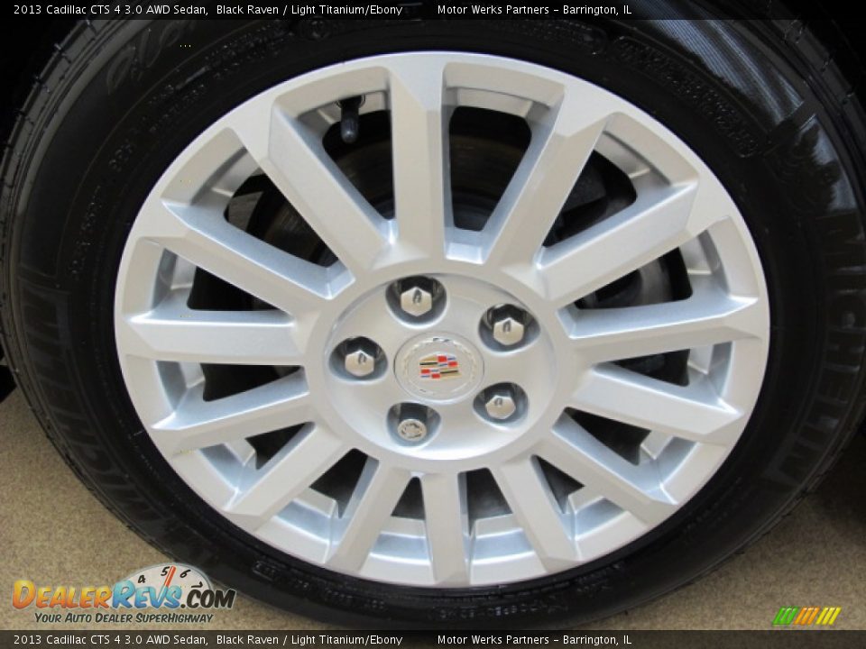 2013 Cadillac CTS 4 3.0 AWD Sedan Black Raven / Light Titanium/Ebony Photo #11