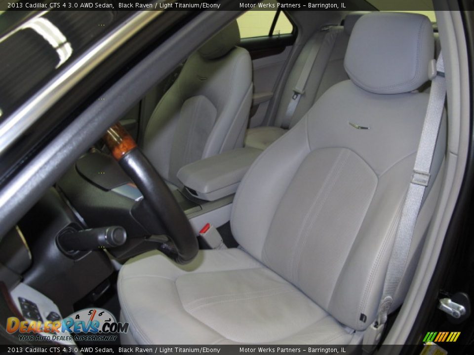 2013 Cadillac CTS 4 3.0 AWD Sedan Black Raven / Light Titanium/Ebony Photo #15