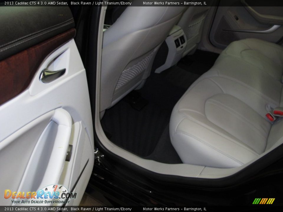 2013 Cadillac CTS 4 3.0 AWD Sedan Black Raven / Light Titanium/Ebony Photo #16