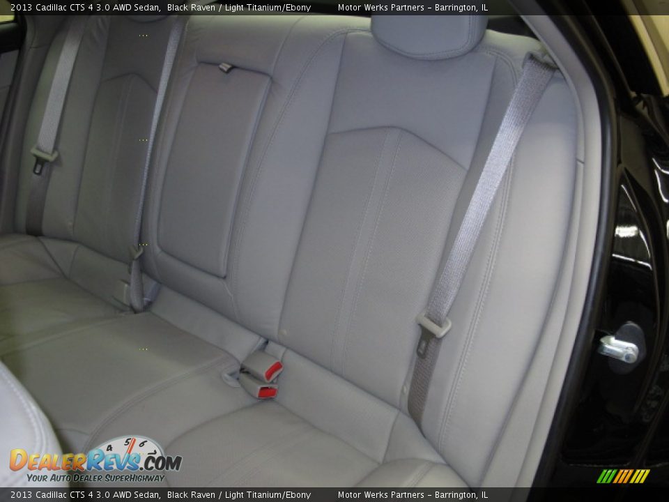 2013 Cadillac CTS 4 3.0 AWD Sedan Black Raven / Light Titanium/Ebony Photo #17