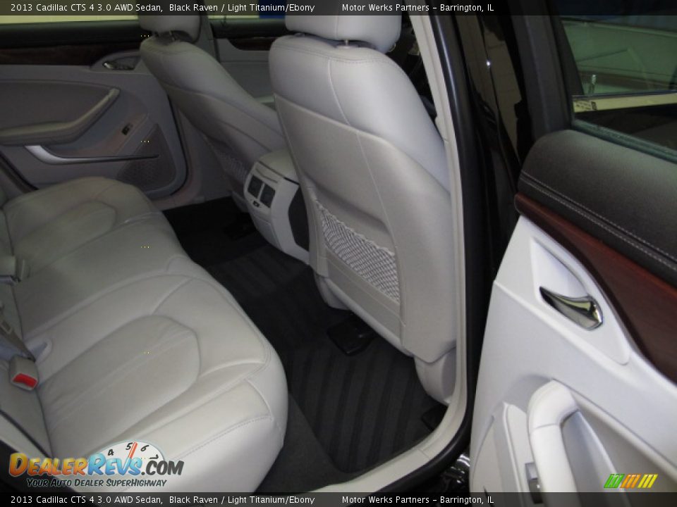 2013 Cadillac CTS 4 3.0 AWD Sedan Black Raven / Light Titanium/Ebony Photo #18