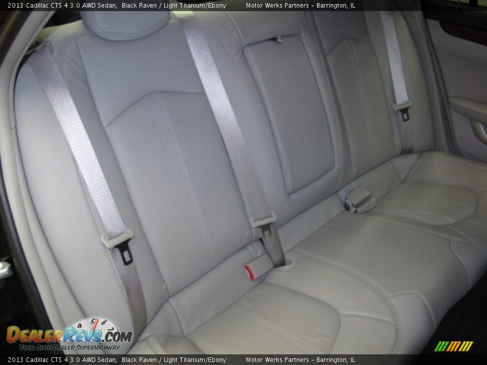 2013 Cadillac CTS 4 3.0 AWD Sedan Black Raven / Light Titanium/Ebony Photo #19