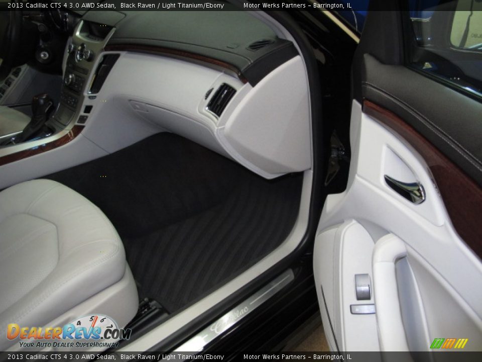 2013 Cadillac CTS 4 3.0 AWD Sedan Black Raven / Light Titanium/Ebony Photo #20