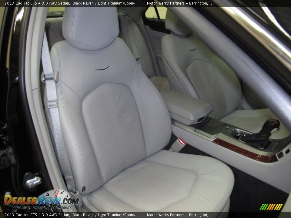 2013 Cadillac CTS 4 3.0 AWD Sedan Black Raven / Light Titanium/Ebony Photo #21