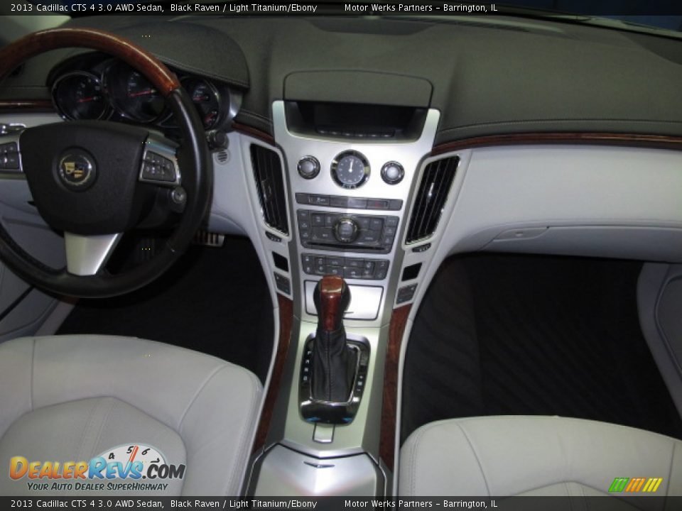 2013 Cadillac CTS 4 3.0 AWD Sedan Black Raven / Light Titanium/Ebony Photo #23