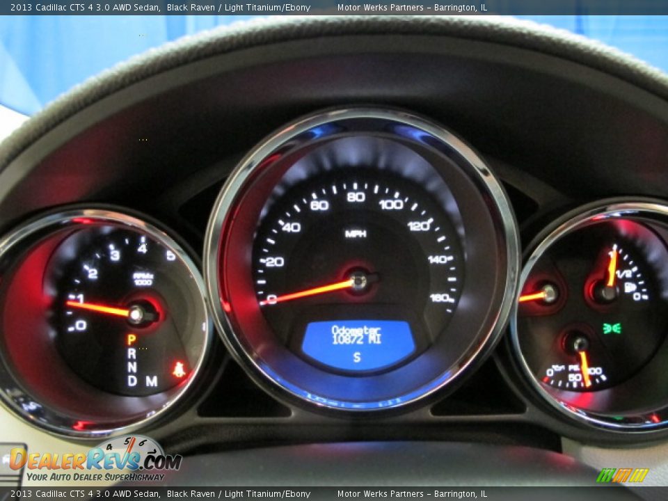 2013 Cadillac CTS 4 3.0 AWD Sedan Black Raven / Light Titanium/Ebony Photo #25