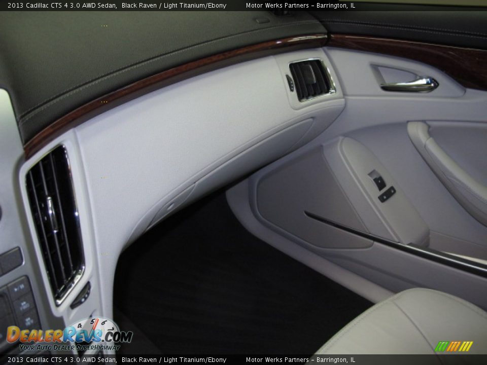 2013 Cadillac CTS 4 3.0 AWD Sedan Black Raven / Light Titanium/Ebony Photo #27