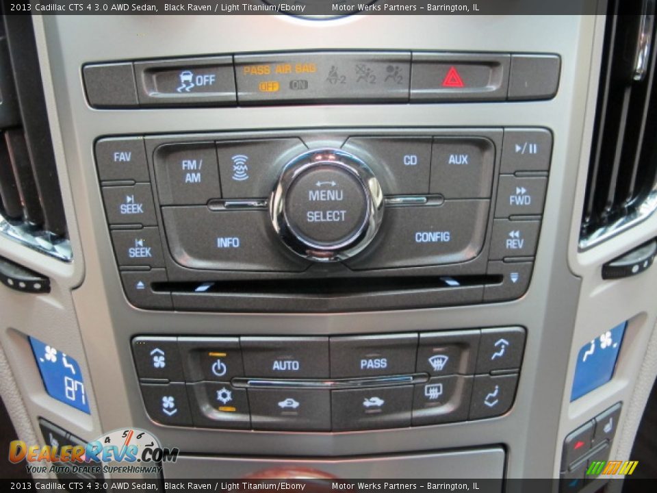 2013 Cadillac CTS 4 3.0 AWD Sedan Black Raven / Light Titanium/Ebony Photo #29