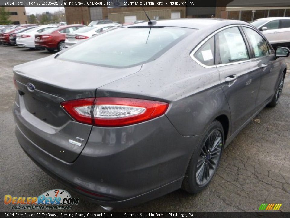 2014 Ford Fusion SE EcoBoost Sterling Gray / Charcoal Black Photo #2