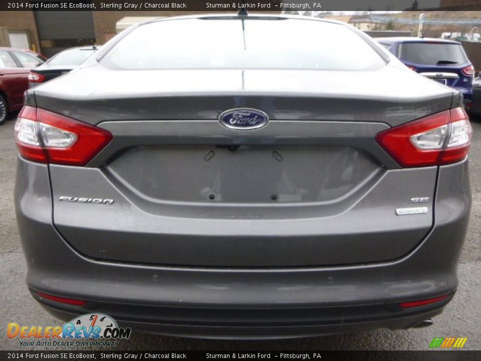 2014 Ford Fusion SE EcoBoost Sterling Gray / Charcoal Black Photo #3