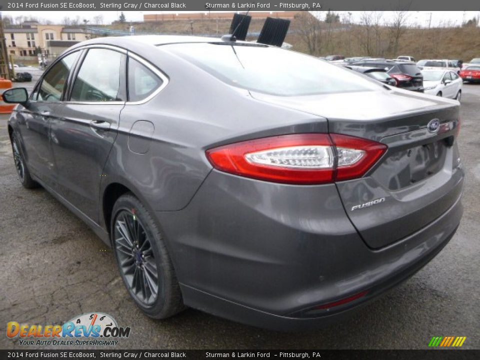 2014 Ford Fusion SE EcoBoost Sterling Gray / Charcoal Black Photo #4