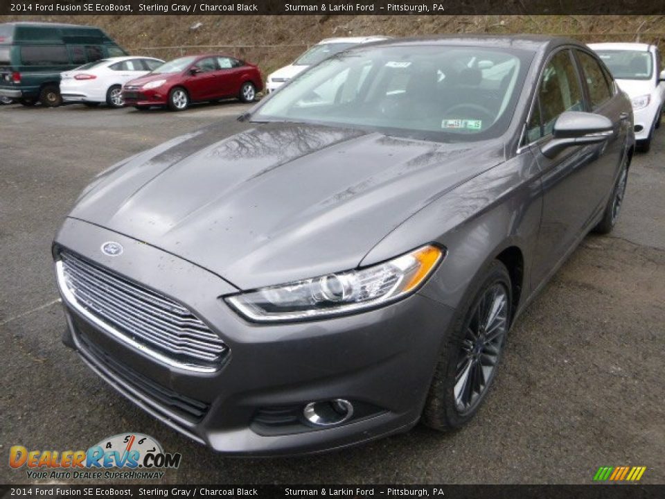 2014 Ford Fusion SE EcoBoost Sterling Gray / Charcoal Black Photo #5