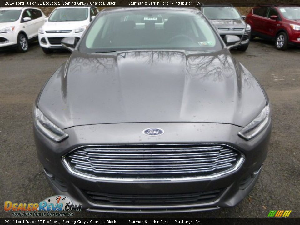 2014 Ford Fusion SE EcoBoost Sterling Gray / Charcoal Black Photo #6