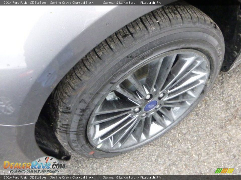 2014 Ford Fusion SE EcoBoost Sterling Gray / Charcoal Black Photo #7
