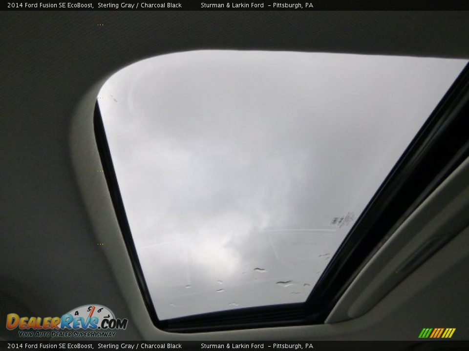2014 Ford Fusion SE EcoBoost Sterling Gray / Charcoal Black Photo #11