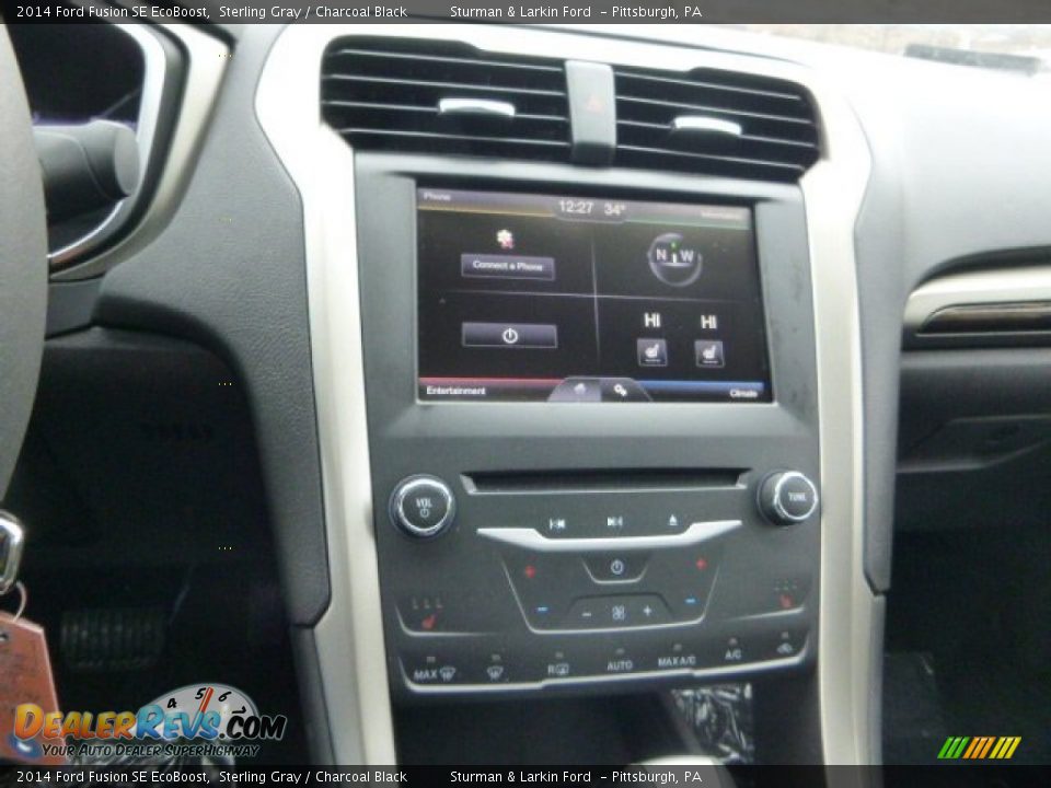 2014 Ford Fusion SE EcoBoost Sterling Gray / Charcoal Black Photo #12