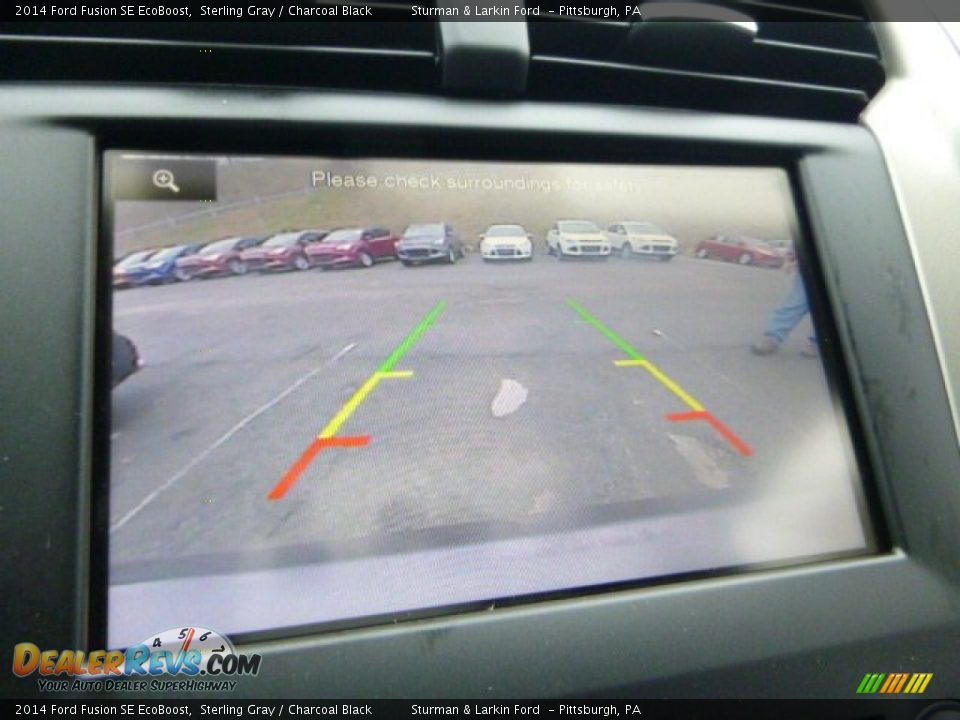 2014 Ford Fusion SE EcoBoost Sterling Gray / Charcoal Black Photo #13
