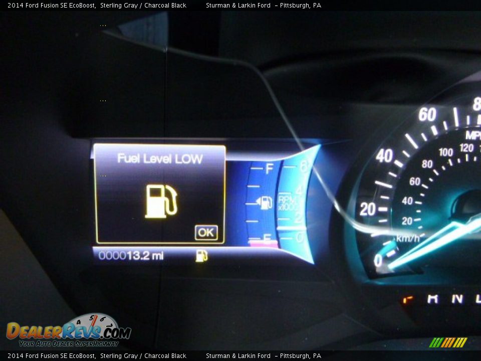 2014 Ford Fusion SE EcoBoost Sterling Gray / Charcoal Black Photo #14