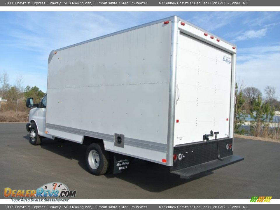 2014 Chevrolet Express Cutaway 3500 Moving Van Summit White / Medium Pewter Photo #4