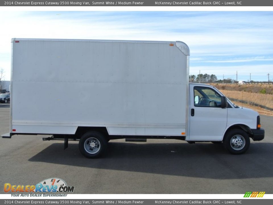 2014 Chevrolet Express Cutaway 3500 Moving Van Summit White / Medium Pewter Photo #6