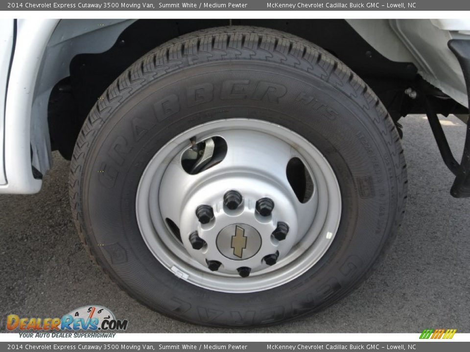 2014 Chevrolet Express Cutaway 3500 Moving Van Summit White / Medium Pewter Photo #16