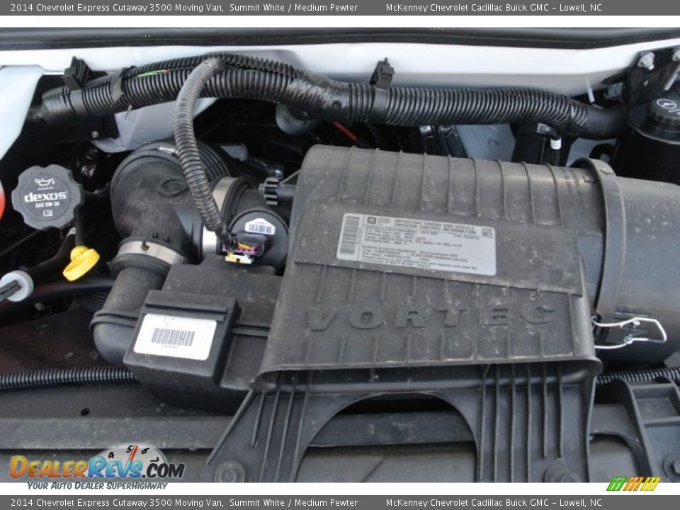 2014 Chevrolet Express Cutaway 3500 Moving Van Summit White / Medium Pewter Photo #17
