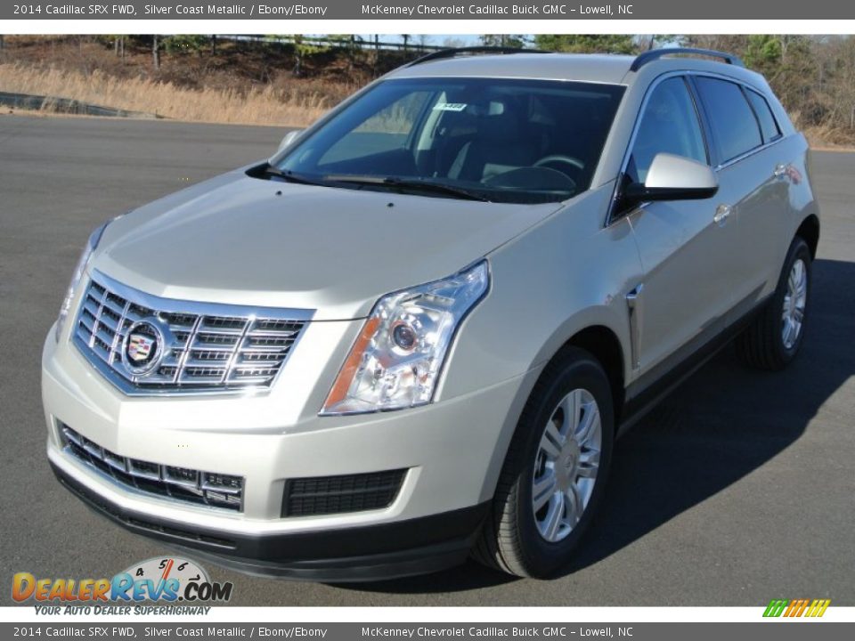 2014 Cadillac SRX FWD Silver Coast Metallic / Ebony/Ebony Photo #2