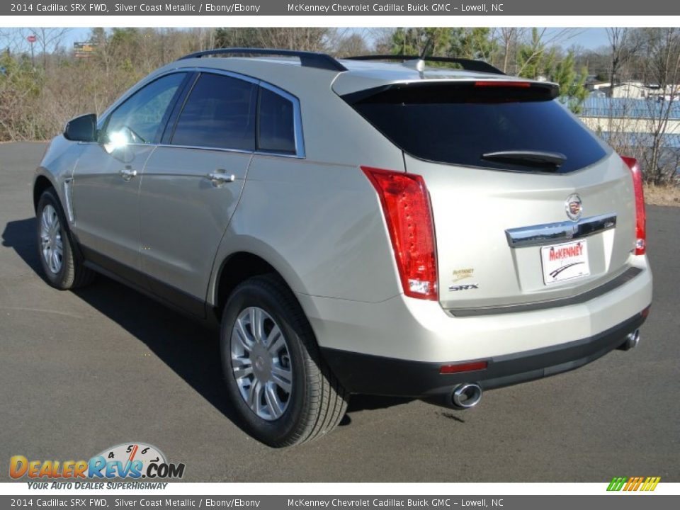 2014 Cadillac SRX FWD Silver Coast Metallic / Ebony/Ebony Photo #4