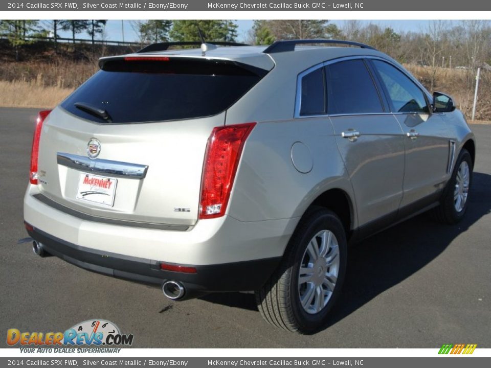 2014 Cadillac SRX FWD Silver Coast Metallic / Ebony/Ebony Photo #5