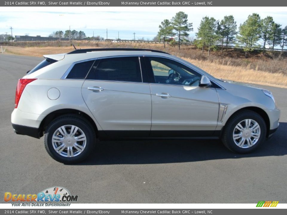 2014 Cadillac SRX FWD Silver Coast Metallic / Ebony/Ebony Photo #6