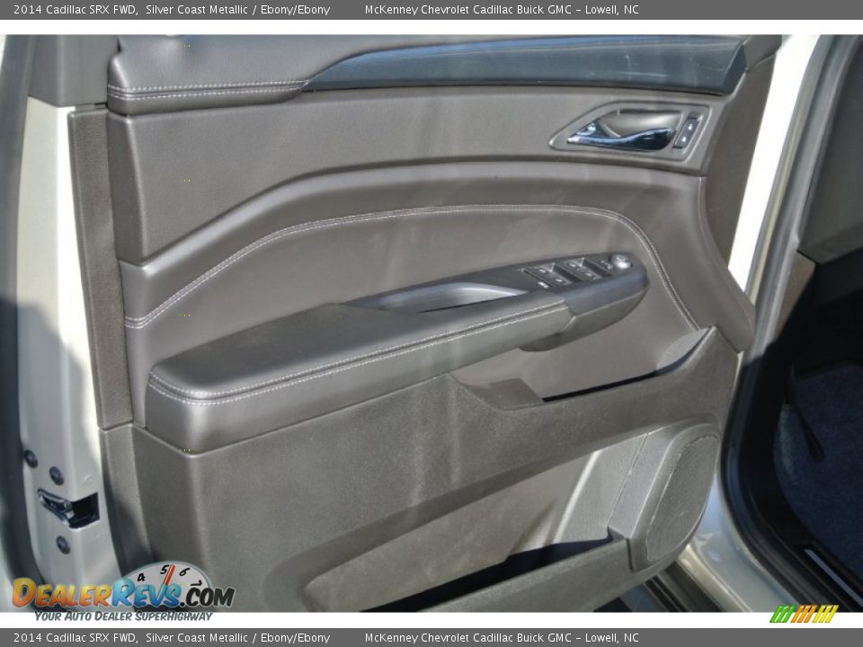 2014 Cadillac SRX FWD Silver Coast Metallic / Ebony/Ebony Photo #9