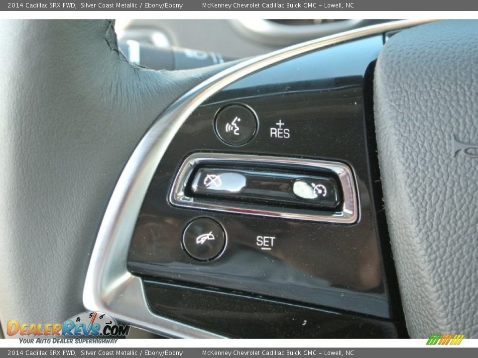 2014 Cadillac SRX FWD Silver Coast Metallic / Ebony/Ebony Photo #12