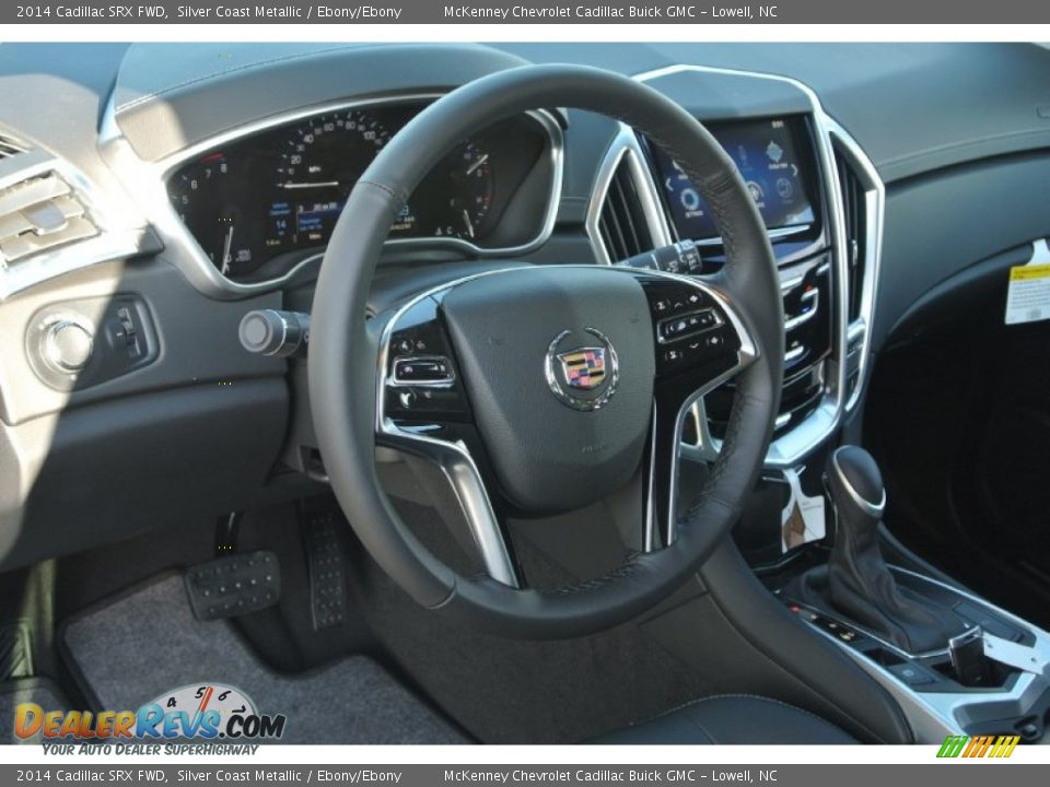 2014 Cadillac SRX FWD Silver Coast Metallic / Ebony/Ebony Photo #20