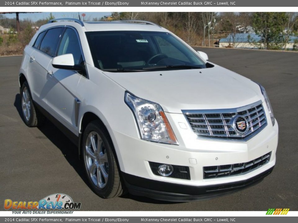 2014 Cadillac SRX Performance Platinum Ice Tricoat / Ebony/Ebony Photo #1