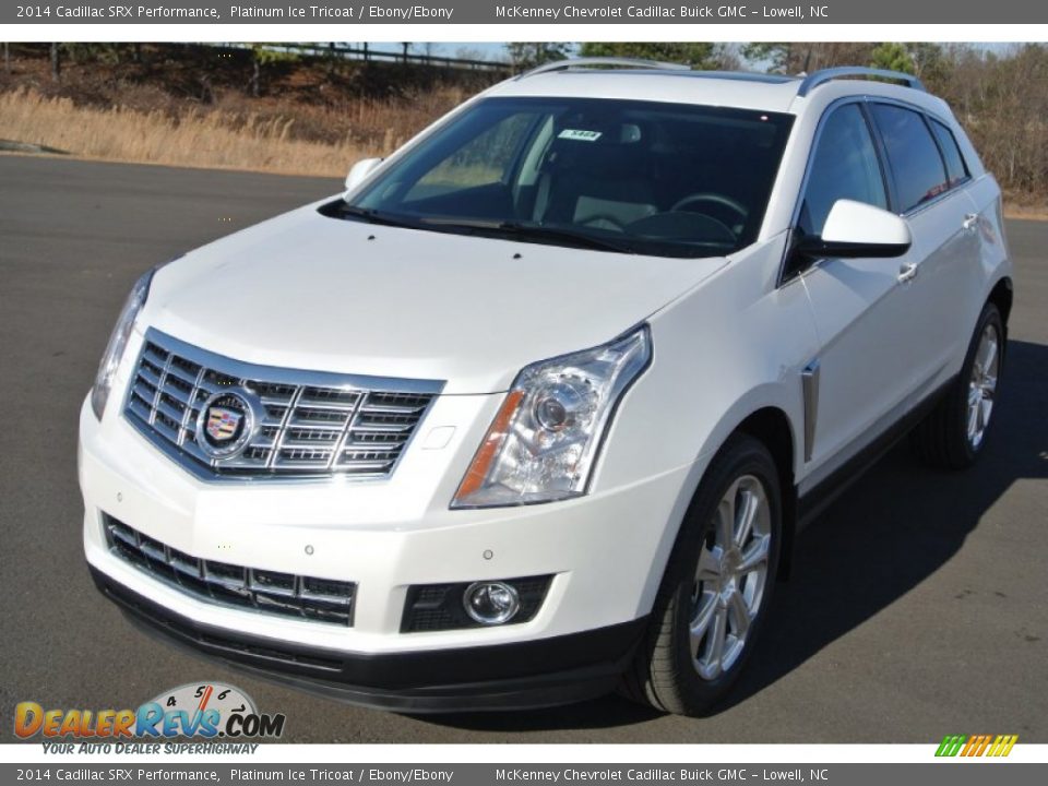 2014 Cadillac SRX Performance Platinum Ice Tricoat / Ebony/Ebony Photo #2