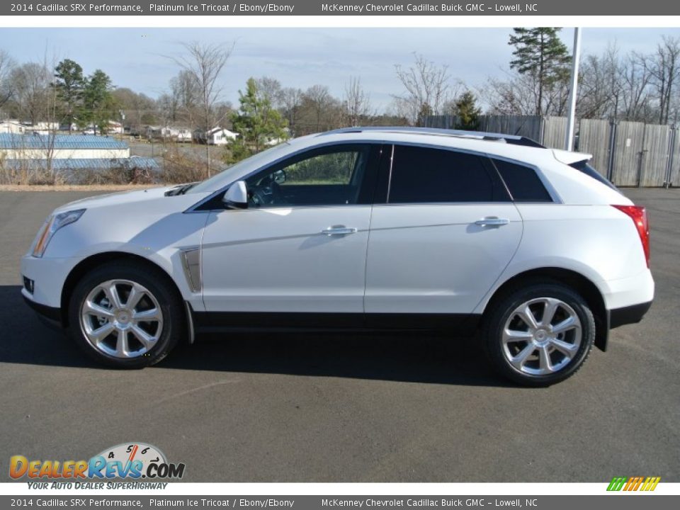 2014 Cadillac SRX Performance Platinum Ice Tricoat / Ebony/Ebony Photo #3