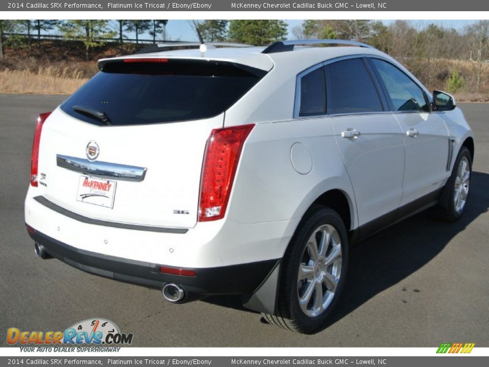 2014 Cadillac SRX Performance Platinum Ice Tricoat / Ebony/Ebony Photo #5